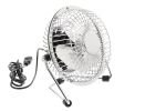 HQ Chrome Desk Fan USB powered 2.5W