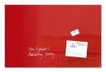 Sigel Magnetic Glass Board Artverum 100x65x1.5cm Red
