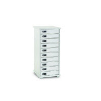 Lapcabby Lyte Multi Mini 10 Store & Charge Cabinet with Individual Key-pad Locking Doors