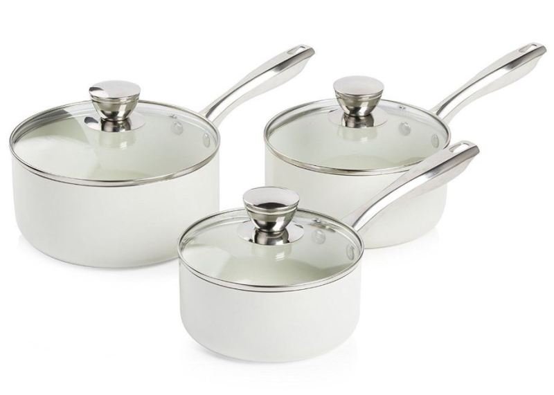 morphy richards saucepans sets with lids