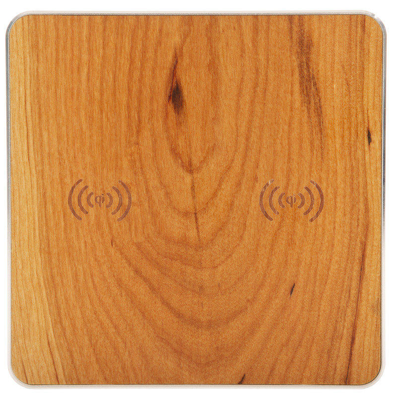 Double Wooden Wireless Charger Pad