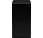 Beko DFS05010B Freestanding Slimline Dishwasher - Black