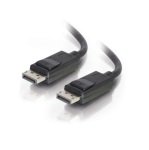 C2G 2m DisplayPort Cable with Latches 8K UHD M/M - 4K - Black