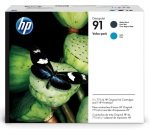 HP 91 Cyan & Matte Black Value Pack Ink Cartridge & Printhead	 - Standard Yield 775ml - P2V35A