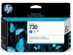 HP 730 Cyan Original Designjet Ink Cartridge - Standard Yield 130ml - P2V62A