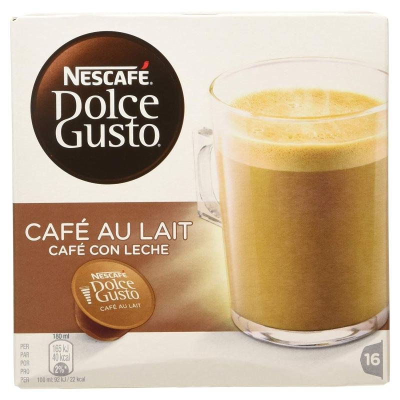 Nescafe Dolce Gusto Cafe Au Lait 16 Capsules (pack 3)