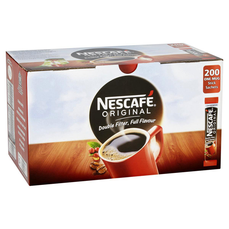Nescafe Original One Cup Instant Coffee Sticks (pack 200)