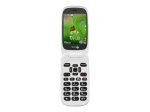 Doro 6530 2.8" Display Flip phone - Black/White