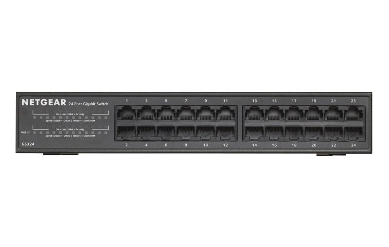 NETGEAR SOHO Gigabit Ethernet 24 Port Unmanaged Switch GS324