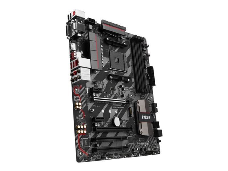 EXDISPLAY MSI AMD B350 TOMAHAWK AM4 Socket ATX Motherboard | Ebuyer.com