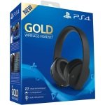 Sony PS4 Gold Wireless Stereo Black Headset