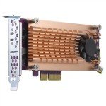 QNAP QM2-2P-384 Dual M.2 22110/2280 PCIe SSD Expansion Card