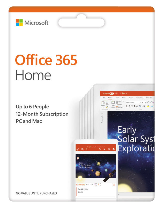 Office 365 Home 1 Year Subscription