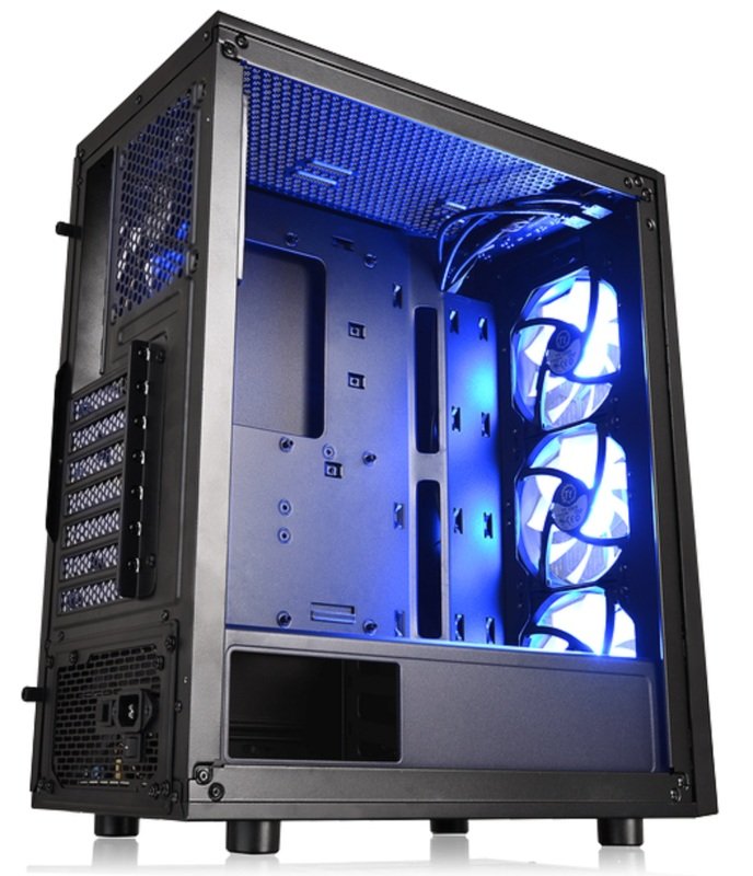 Thermaltake Versa J24 Tempered Glass RGB Edition Case at Ebuyer