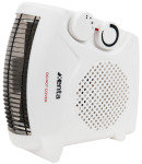 Xenta Fan Heater, 2 Heat Settings, 2000 W with Adjustable room thermostat - White