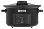 Crock-Pot CSC052 Lift & Serve Digital Slow Cooker with Hinged Lid 4.7 Litre