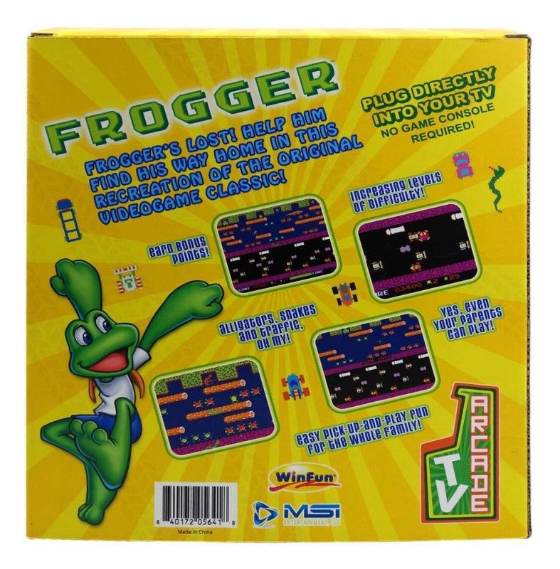 Frogger Classic Plug And Play Arcade Game