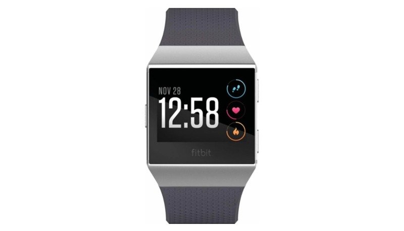 fitbit ionic silver gray