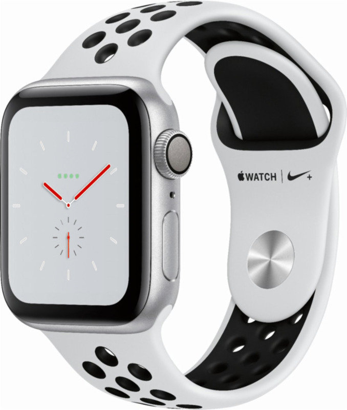 Apple Watch Nike+ Series 4 GPS, 40mm Silver Aluminium Case...