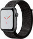 Apple Watch Nike+ Series 4 GPS, 44mm Space Grey Aluminium Case with Black Nike Sport Loop