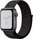 Apple Watch Nike+ Series 4 GPS, 40mm Space Grey Aluminium Case with Black Nike Sport Loop