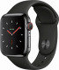 Apple Watch Series 4 GPS + Cellular, 40mm Space Black Stainless Steel Case with Black Sport Band