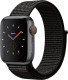 Apple Watch Series 4 GPS + Cellular, 40mm Space Grey Aluminium Case with Black Sport Loop