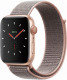 Apple Watch Series 4 GPS + Cellular, 44mm Gold Aluminium Case with Pink Sand Sport Loop