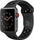 Apple Watch Nike+ GPS + Cellular, 38mm Space Grey Aluminium Case with Anthracite/Black Nike Sport Band