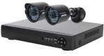 Xenta CCTV System - 4 Channel Full HD DVR with 2x Full HD Bullet Cameras