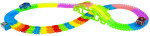2 in 1 Glow in Dark Tracks 2 LED Cars