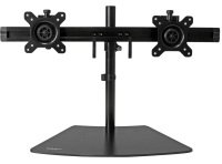 StarTech.com Horizontal Dual Monitor Stand  Up to 24 inch Vesa Monitor Stand for Desk