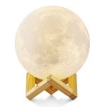 Moon Lamp 3 Colours - Touch Sensor - Large (15cm)
