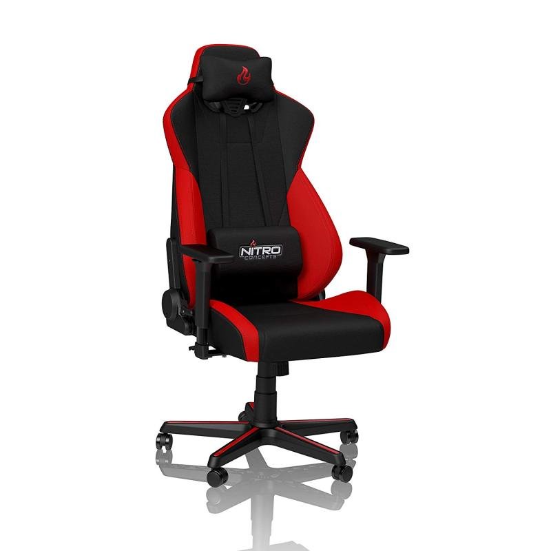 Nitro Concepts S300 Fabric Red Gaming Chair Ebuyer