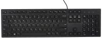 Dell KB216 Low-profile Multimedia Wired USB-A Keyboard, Black