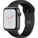 Apple Watch Nike+ Series 4 GPS, 44mm Space Grey Aluminium Case with Anthracite/Black Nike Sport Band