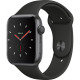 Apple Watch Series 4 GPS, 44mm Space Grey Aluminium Case with Black Sport Band