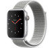 Apple Watch Series 4 GPS, 44mm Silver Aluminium Case with Seashell Sport Loop