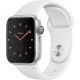 Apple Watch Series 4 GPS, 40mm Silver Aluminium Case with White Sport Band