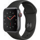 Apple Watch Series 4 GPS + Cellular, 40mm Space Grey Aluminium Case with Black Sport Band