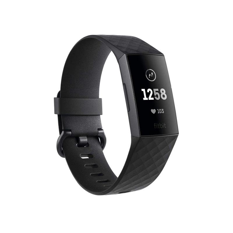 black fitbit charge 3 band