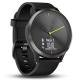 Garmin Vivomove Hybrid Smartwatch With Heart Rate Monitor - Black Silicone Band