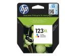 HP Ink 123XL Tri-Colour Standard Yield Cartridge - F6V18AE