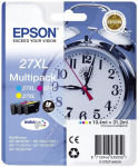 Epson Ink/27XL Alarm Clock Cyan, Magenta, Yellow Multi-pack - C13T27154022