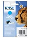 Epson Ink/T0712 Cheetah 5.5ml Cyan - C13T07124022