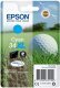 Epson Ink/34XL Golf Ball 10.8ml 900 Page Yield, Cyan - C13T34724010