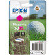 Epson Ink/34XL Golf Ball 10.8ml 950 Page Yield, Magenta - C13T34734010