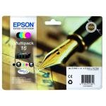 Epson Ink/16 WorkForce Cartridge, Cyan, Magenta, Yellow, Black - C13T16264022