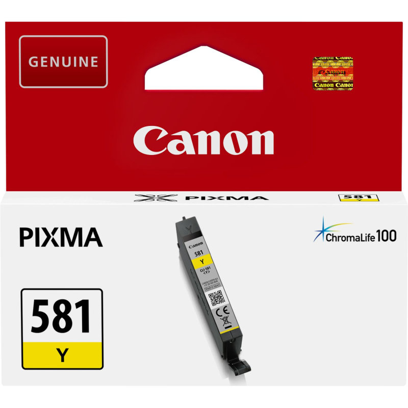 Canon Ink/CLI-581 Cartridge, Yellow - 2105C001