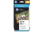 HP 303 Multi-pack 1x Black, 1x Tri-Colour Original Ink Cartridge - Standard Yield 200 Pages/165 Pages - Z4B62EE
